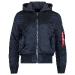 Куртка бомбер Alpha Industries MA-1 Natus Flight Jacket, replica blue/blue, MJM47506RB/BL