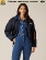 Куртка бомбер Alpha Industries CWU-45P Flight Jacket, синяя, replica blue