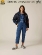 Куртка бомбер Alpha Industries CWU-45P Flight Jacket, синяя, replica blue