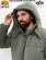 Парка пуховая Alpha Industries Puffer parka, field grey