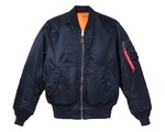 Куртка бомбер Alpha Industries MA-1 Flight Jacket, replica blue