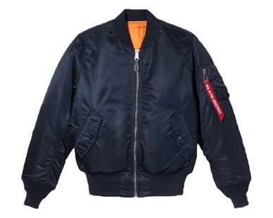 Куртка бомбер Alpha Industries MA-1 Flight Jacket, replica blue