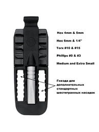 Набор бит Leatherman с битодержателем Removable Bit Driver, 931012