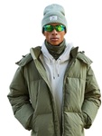 Парка пуховая Alpha Industries Puffer parka, green