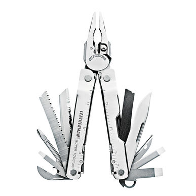 Мультитул Leatherman Super Tool 300, 19 функций, серебристый, нейлоновый чехол, 831148
