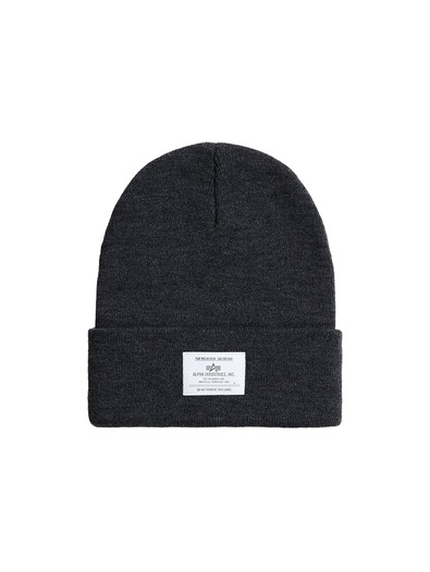 Шапка Alpha Industries Essential Beanie, dark charcoal