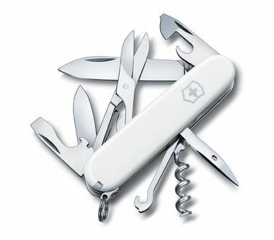 Складной нож Victorinox Climber, 1.3703.7 + булавка и отвертка, 91 мм, 16 функций, белый