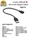 Магнитный зарядный кабель Ledlenser Type A, 502265