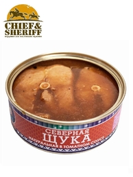 Щука натуральная в томатном соусе, Ямалик, 2 Х 240 гр