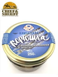 Корюшка натуральная, РакиКраб, 2 Х 250 гр