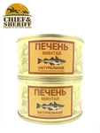 Печень минтая натуральная, КАМЧАТТРАЛФЛОТ, 2X185