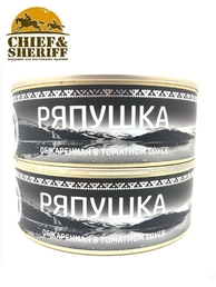 Ряпушка обжаренная в томатном соусе, Вкус Арктики, 2 X 240 гр.