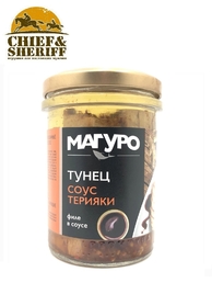 Тунец в соусе "Терияки", с маслом, филе, МАГУРО, 2 X 200 гр.