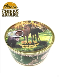 Мясо косули тушеное с можжевельником и розмарином, Балтийская охота, 4 x 325 г