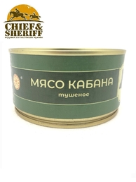 Мясо кабана тушеное, Балтийская охота, 4 x 325 г