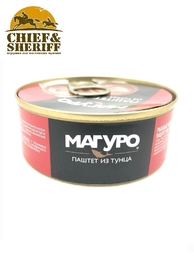 Паштет из тунца желтоперого и полосатого, МАГУРО, 4 X 90 гр.