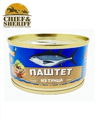 Паштет из тунца желтоперого, Угощение от моря, 4 X 125 гр.
