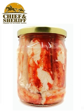 Мясо краба премиум, первая фаланга, Морская палитра, 520 гр