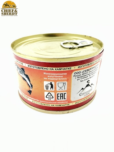 Печень и икра минтая натуральная из свежего сырья, Северпродукт, 2 X 220 гр