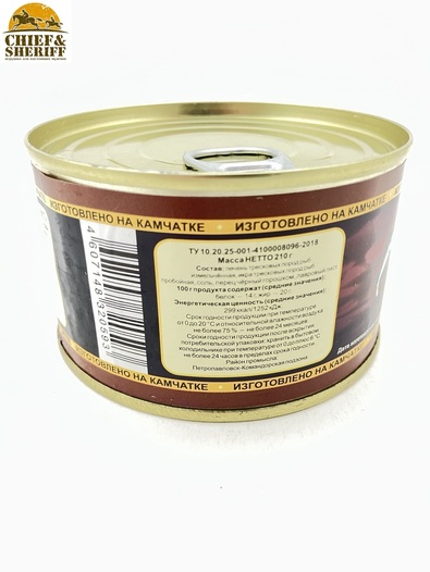 Печень и икра тресковых рыб из свежего сырья, Северпродукт, 2 X 210 гр