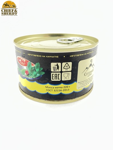 Нерка натуральная из свежего сырья, Северпродукт, 2 X 220 гр