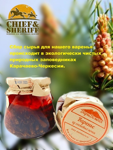 Варенье из сосновых почек, Дары Домбая, 2 X 330 гр