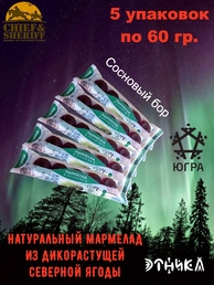 Мармелад на подложке "Сосновый бор", Этника, 5 X 60 гр