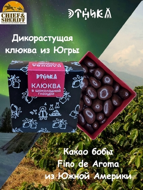 Клюква в шоколаде, Этника, 1 X 100 гр