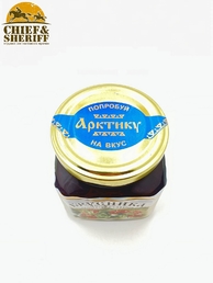Брусника перетертая с сахаром, Ныда-Ресурс, 1 X 300 гр