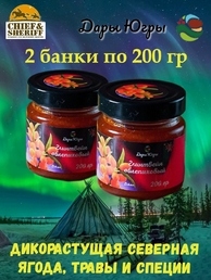 Джем-глинтвейн облепиховый, Дары Югры, 2 X 200 гр