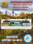 Подарочный набор Ямальское чаепитие (варенье черника, морошка, чай), Ныда-Ресурс