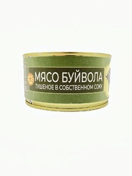 Мясо буйвола тушеное, Балтийская охота, 2 X 325 г