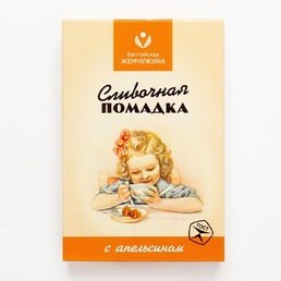 Конфеты "Помадка сливочная с апельсином", Балтийская жемчужина, 3 X 150 гр