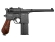 Пистолет пневматический Gletcher M712 Mauser, металл