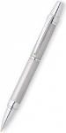 Ручка шариковая Cross Nile Satin Chrome M чернила: черный латунь хром AT0382G-8