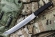 Нож Kizlyar Supreme Sensei AUS8 S, сатин, черная рукоять