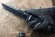 Нож Kizlyar Alpha D2 bts v2, черный, серрейтор, черная рукоять