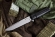 Нож фиксированный Kizlyar Supreme Delta, AUS8 S s v2, сатин, kraton