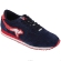 Кроссовки мужские KangaROOS Invader Pig Suede (461) dark navy/flame red, 47124-461