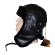 Кожаный шлем АртМех на овчине, отворот овчина, широкое ухо, черный, 5257.1
