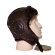 Кожаный шлем Артмех, велюр, отворот овчина, цвет коричневый, 5091.4