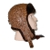 Кожаный шлем АртМех, меховая овчина, отворот, АМ 5054.4