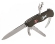 Складной нож Victorinox Hunter, 0.8873, 111 мм, 12 функций, зеленый