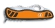 Нож Victorinox Hunter Xs One Hand 111 мм 5 функций с фиксатором оранжево-черный 0.8331.MC9