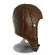 Кожаный подшлемник на флисе Артмех, цвет коричневый, 2090.4