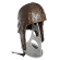 Кожаный шлем ретро Артмех, без козырька, подкладка флис, цвет коричневый