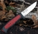 Нож Morakniv Pro C с чехлом бордовый/черный, 12243