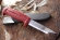 Нож Morakniv Basic 511 с чехлом (бордовый), 12147