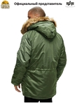 Куртка аляска Alpha Industries Slim Fit N-3B Parka, sage-orange