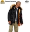 Куртка аляска Alpha Industries Slim Fit N-3B Parka, black-orange